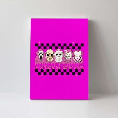 Serial Killer Horror Movies Breast Cancer Wear Pink In October Canvas