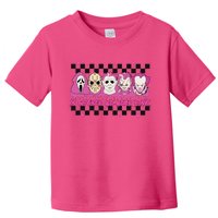 Serial Killer Horror Movies Breast Cancer Wear Pink In October Toddler T-Shirt