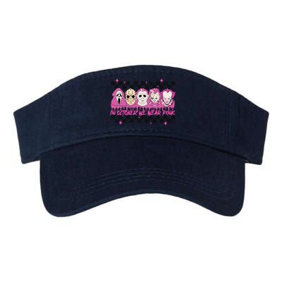 Serial Killer Horror Movies Breast Cancer Wear Pink In October Valucap Bio-Washed Visor