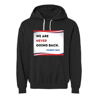 Support Kamala Harris 2024 Pro Women Rights Garment-Dyed Fleece Hoodie