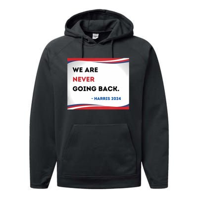 Support Kamala Harris 2024 Pro Women Rights Performance Fleece Hoodie