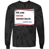 Support Kamala Harris 2024 Pro Women Rights Tie-Dye Long Sleeve Shirt