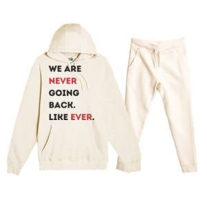 Support Kamala Harris In Election 2024 Premium Hooded Sweatsuit Set