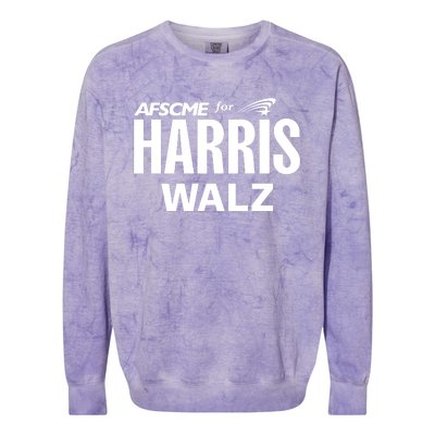 Sean Kitchen Harris Walz Afscme Colorblast Crewneck Sweatshirt