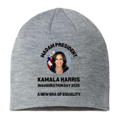 Simple Kamala Harris 2024 Walz Era Equality Inauguration Day Sustainable Beanie