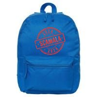 Scamala Kamala Harris Unmasked 2024 16 in Basic Backpack