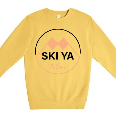 Ski Ya Later Premium Crewneck Sweatshirt