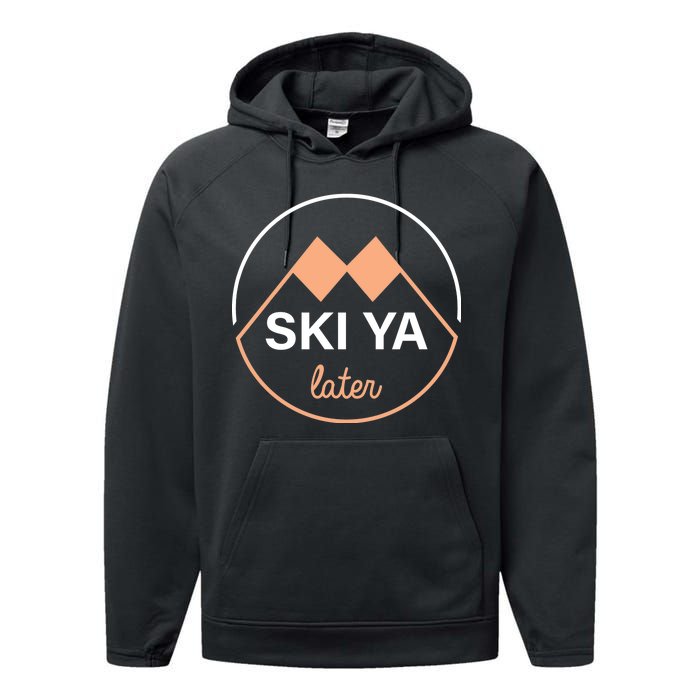 Ski Ya Later Performance Fleece Hoodie