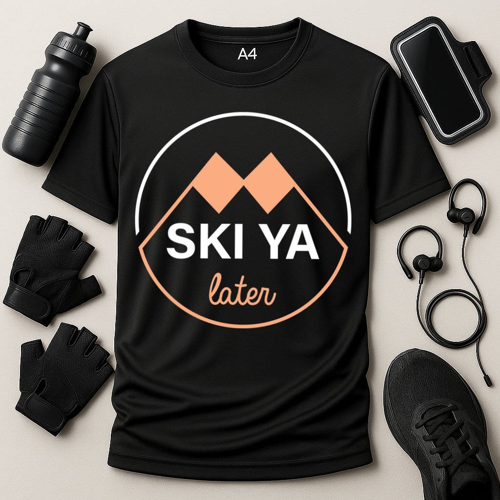Ski Ya Later Cooling Performance Crew T-Shirt