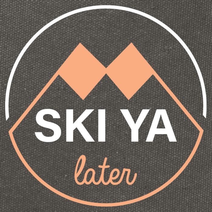 Ski Ya Later Cotton Canvas Backpack
