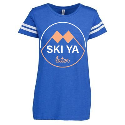 Ski Ya Later Enza Ladies Jersey Football T-Shirt