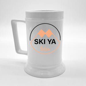 Ski Ya Later Beer Stein