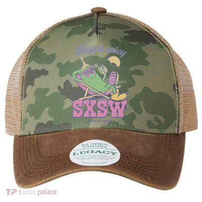 Sxsw Keep It Spicy Austin Texas Legacy Tie Dye Trucker Hat