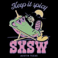 Sxsw Keep It Spicy Austin Texas Cooling Performance Crew T-Shirt