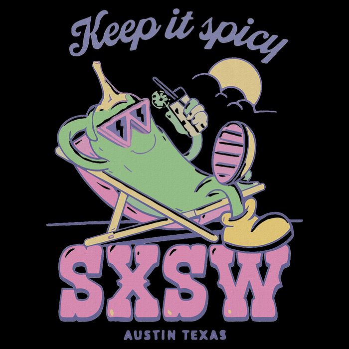 Sxsw Keep It Spicy Austin Texas Cooling Performance Crew T-Shirt