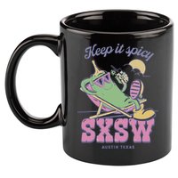 Sxsw Keep It Spicy Austin Texas 11oz C Handle Ceramic Mug