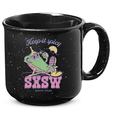 Sxsw Keep It Spicy Austin Texas 15oz Campfire Ceramic Mug