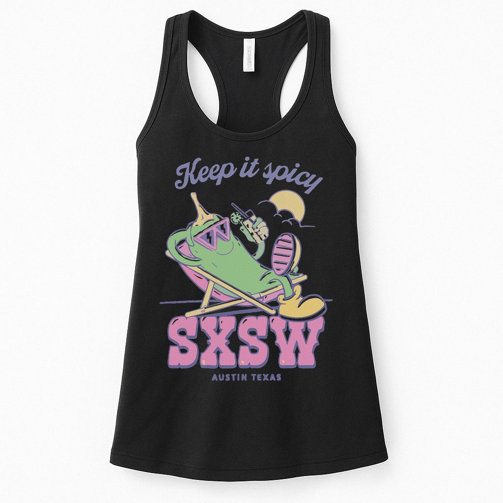 Sxsw Keep It Spicy Austin Texas Womens Tank Top