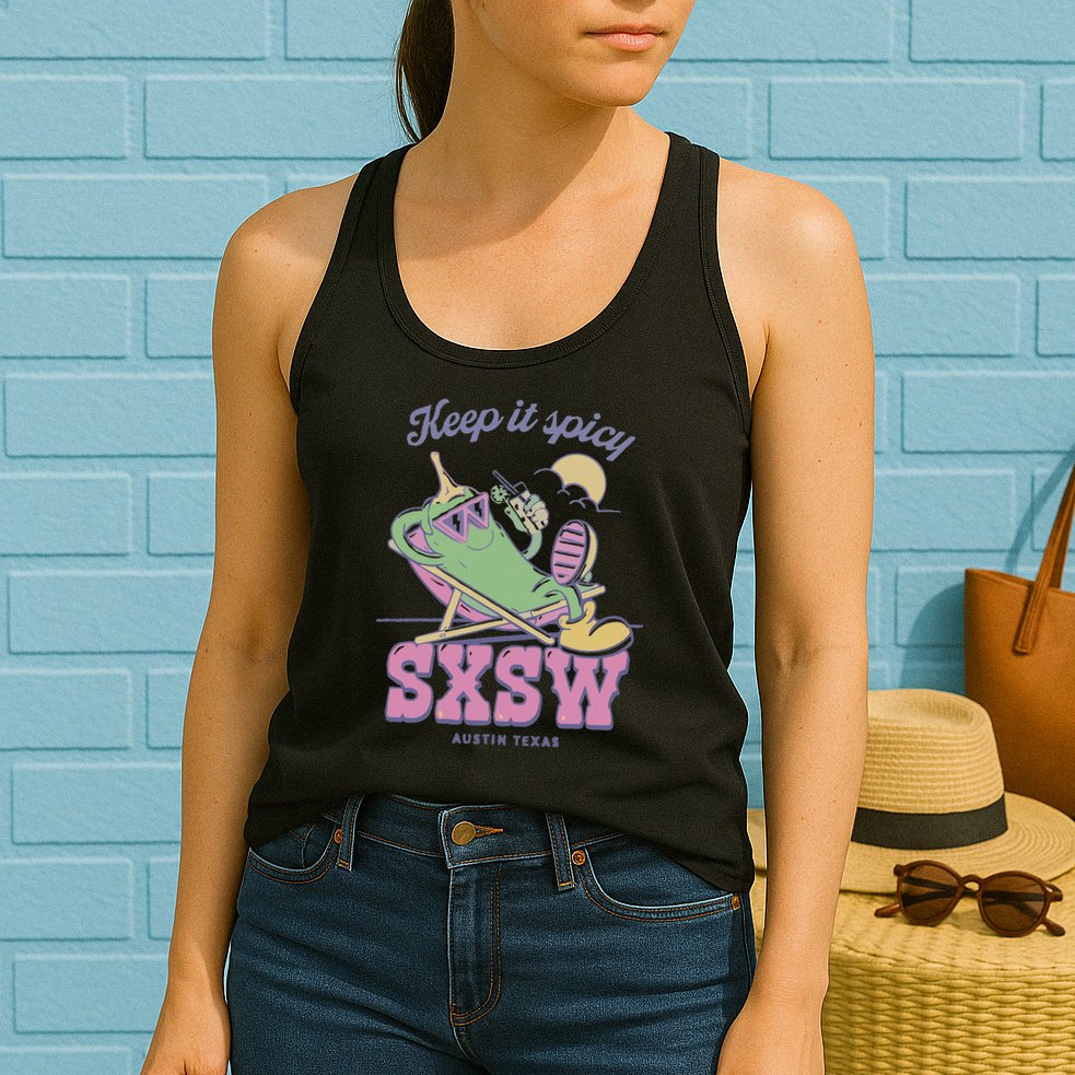 Sxsw Keep It Spicy Austin Texas Womens Tank Top