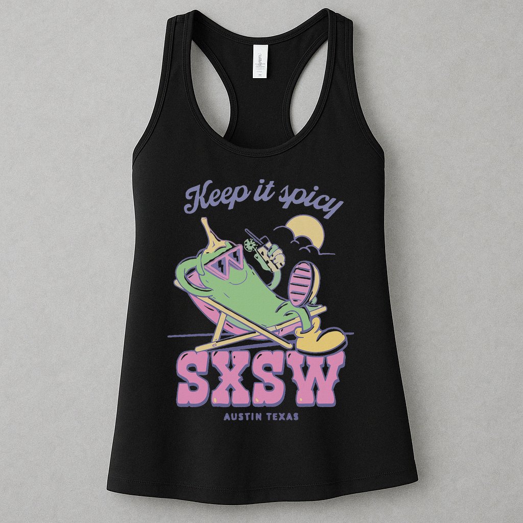 Sxsw Keep It Spicy Austin Texas Womens Tank Top