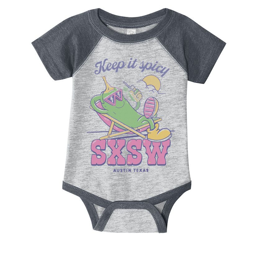 Sxsw Keep It Spicy Austin Texas Infant Baby Jersey Bodysuit