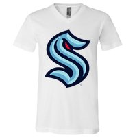 Seattle Kraken Icon V-Neck T-Shirt