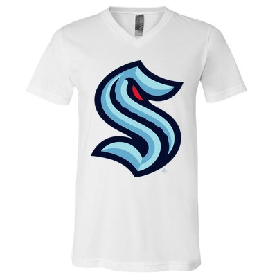 Seattle Kraken Icon V-Neck T-Shirt