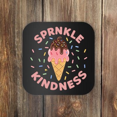 Sprinkle Kindness Ice Cream Coaster