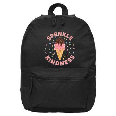 Sprinkle Kindness Ice Cream 16 in Basic Backpack