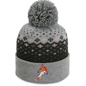 Skiing Downhill The Baniff Cuffed Pom Beanie