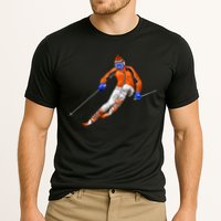 Skiing Downhill Cooling Performance Crew T-Shirt
