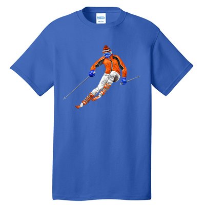 Skiing Downhill Tall T-Shirt