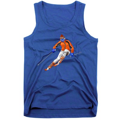 Skiing Downhill Tank Top