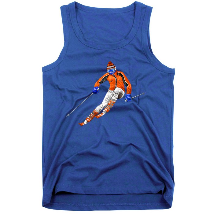 Skiing Downhill Tank Top