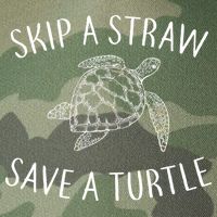 Skip A Straw Save A Turtle Legacy Tie Dye Trucker Hat