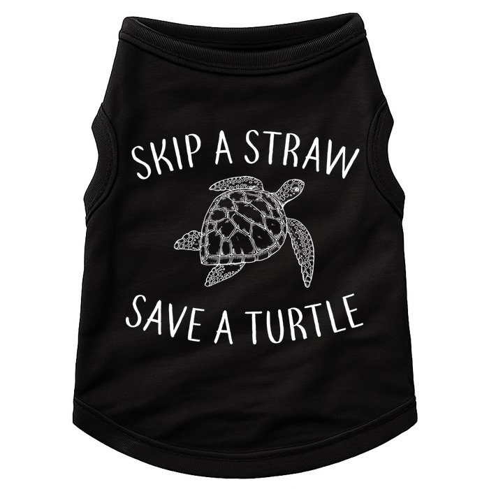 Skip A Straw Save A Turtle Doggie Tank