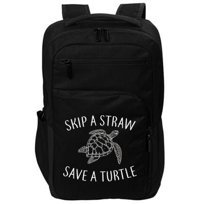 Skip A Straw Save A Turtle Impact Tech Backpack