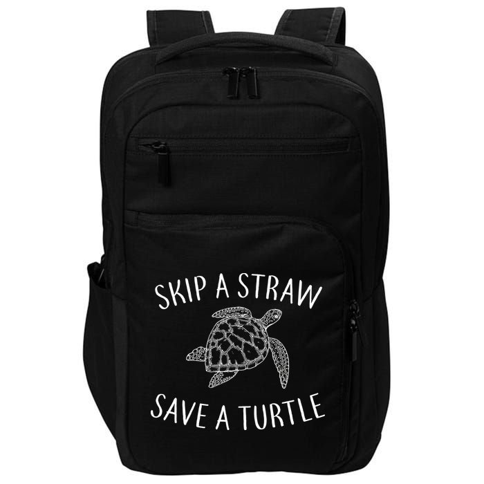 Skip A Straw Save A Turtle Impact Tech Backpack