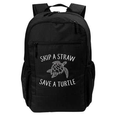 Skip A Straw Save A Turtle Daily Commute Backpack