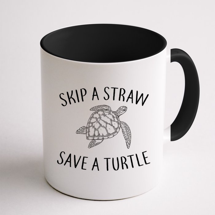 Skip a Straw Save a Turtle Mug