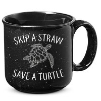 Skip A Straw Save A Turtle 15oz Campfire Ceramic Mug