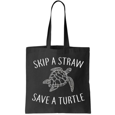 Skip a Straw Save a Turtle Bag