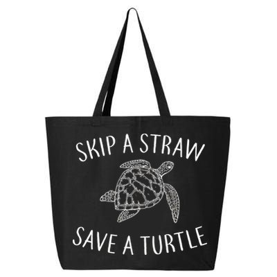 Skip A Straw Save A Turtle 25L Jumbo Tote