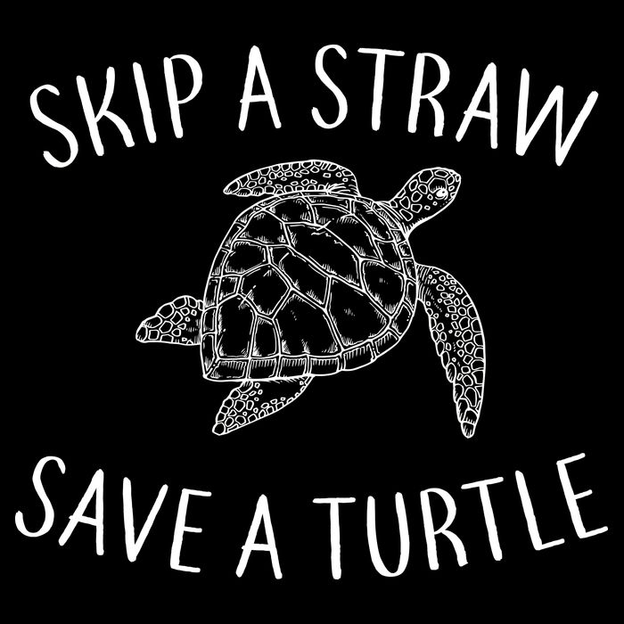 Skip a Straw Save a Turtle Tank Top