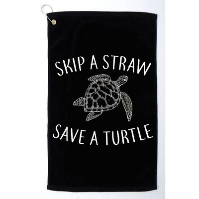 Skip A Straw Save A Turtle Platinum Collection Golf Towel