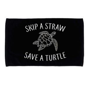 Skip a Straw Save a Turtle Microfiber Hand Towel