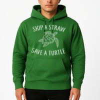 Skip A Straw Save A Turtle Hoodie