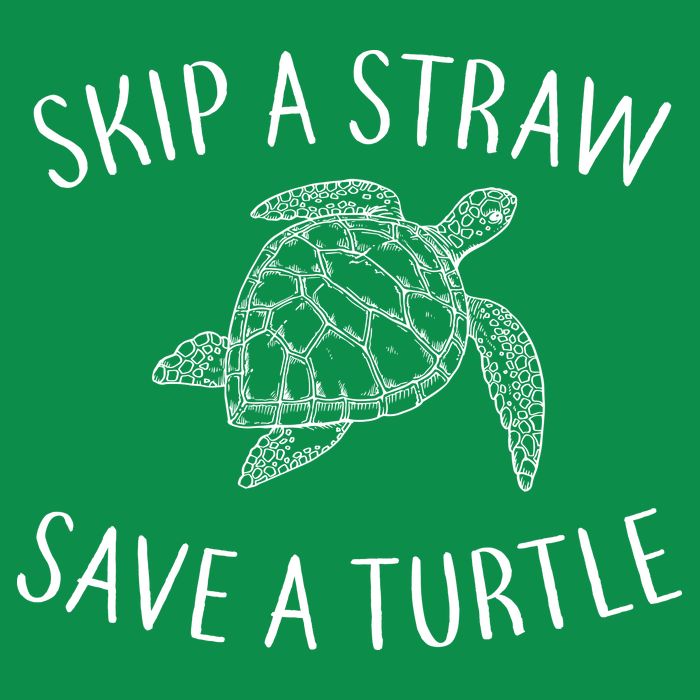 Skip A Straw Save A Turtle Premium T-Shirt