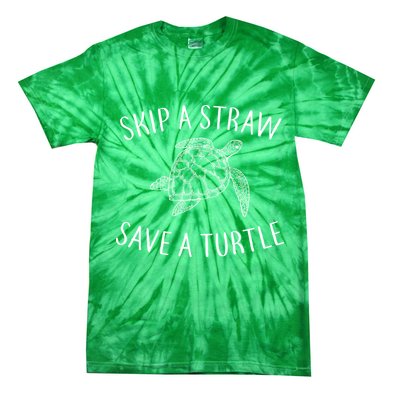 Skip a Straw Save a Turtle Tie-Dye T-Shirt