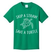 Skip A Straw Save A Turtle Kids T-Shirt